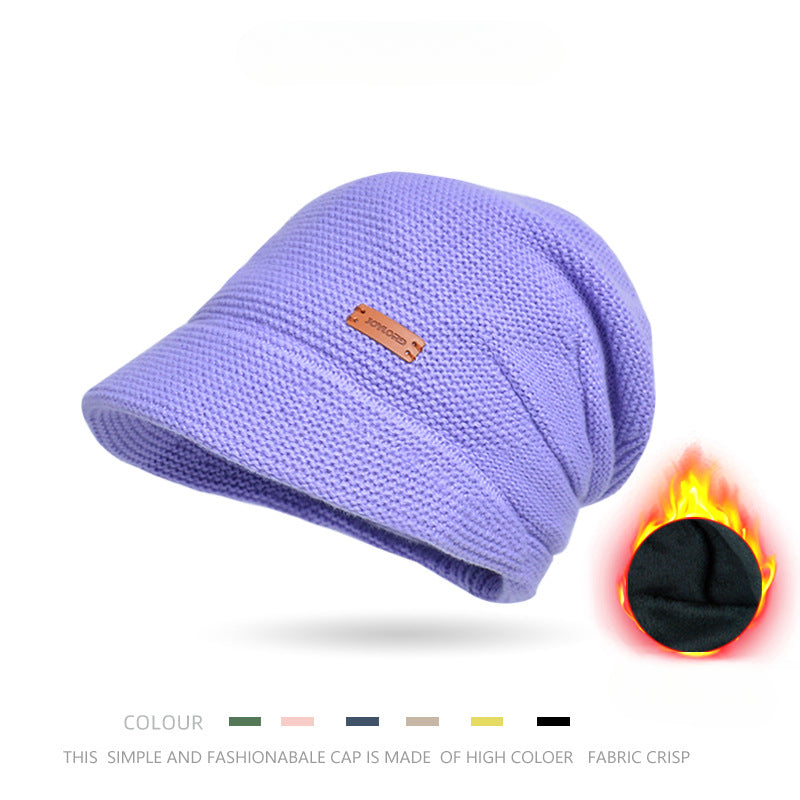 Wholesale Acrylic Thermal Covers, Wide Brimmed Winter Plush Woolen Hats